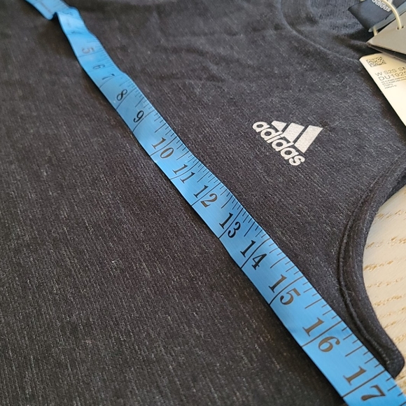 Adidas tank top muscle tee 3 stripes xs - Picture 3 of 6